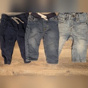 Stylish Denim and Navy Pants for Kids
